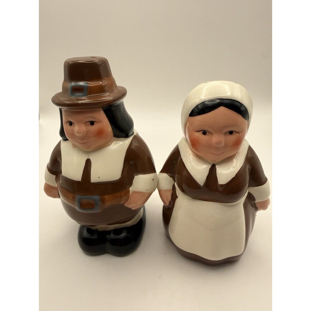 Publix 2016 Pilgrim Salt & Pepper Shakers Set Thanksgiving Collectible